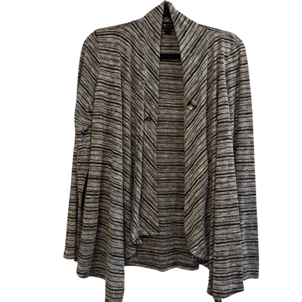 Striped‎ Gray Women's Sweater